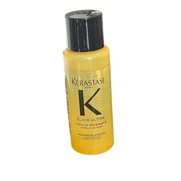 Kerastase Other - Kérastase Elixir Ultime Hair Oil 0.5 oz Mini Heat Protectant Shine NEW